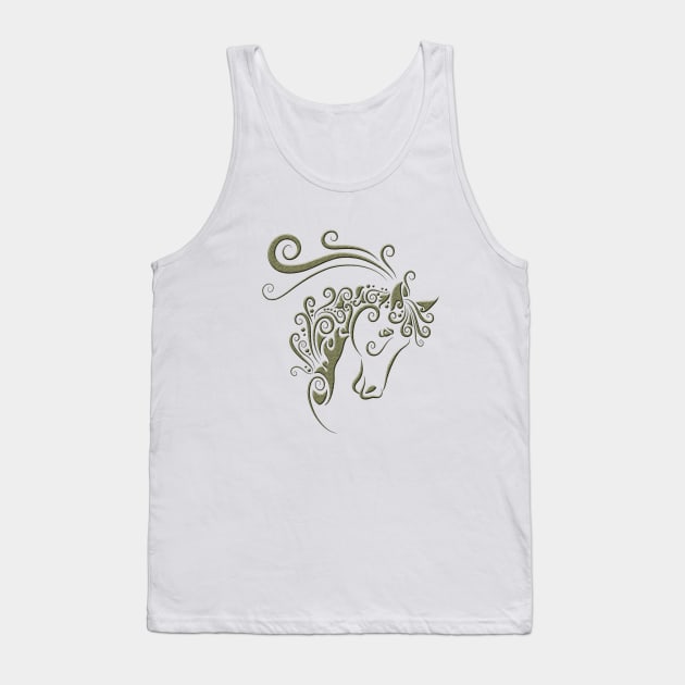 Horse head Tank Top by tsign703